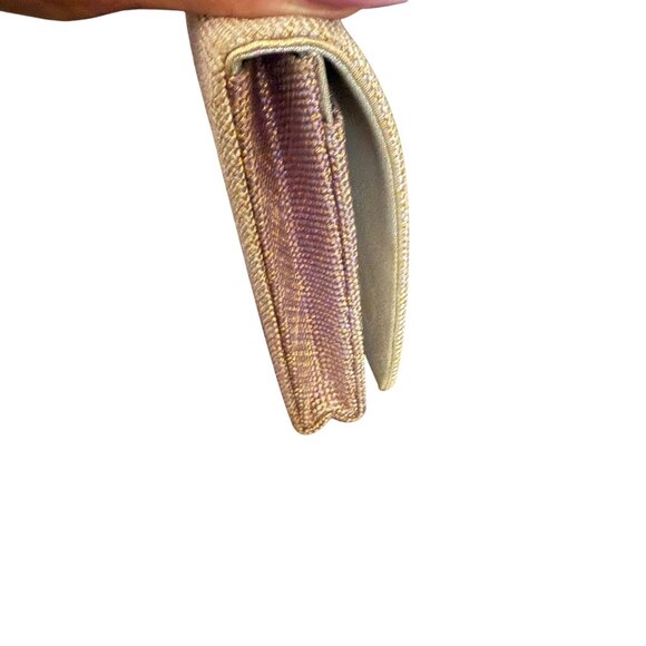 Mikimoto Vintage Elegant Gold & Purple Clutch With Pearl Clasp - Picture 3 of 12